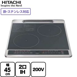 日立 ビルトイン 2口IH IHクッキングヒーター HT-40C